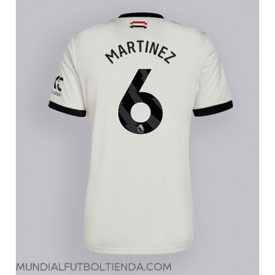 Camiseta Manchester United Lisandro Martinez #6 Tercera Equipación Replica 2024-25 mangas cortas Camiseta Manchester United Lisandro Martinez #6 Tercera Equipación Replica 2024-25 mangas cortas